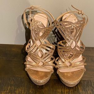 Glitter heels Size 9